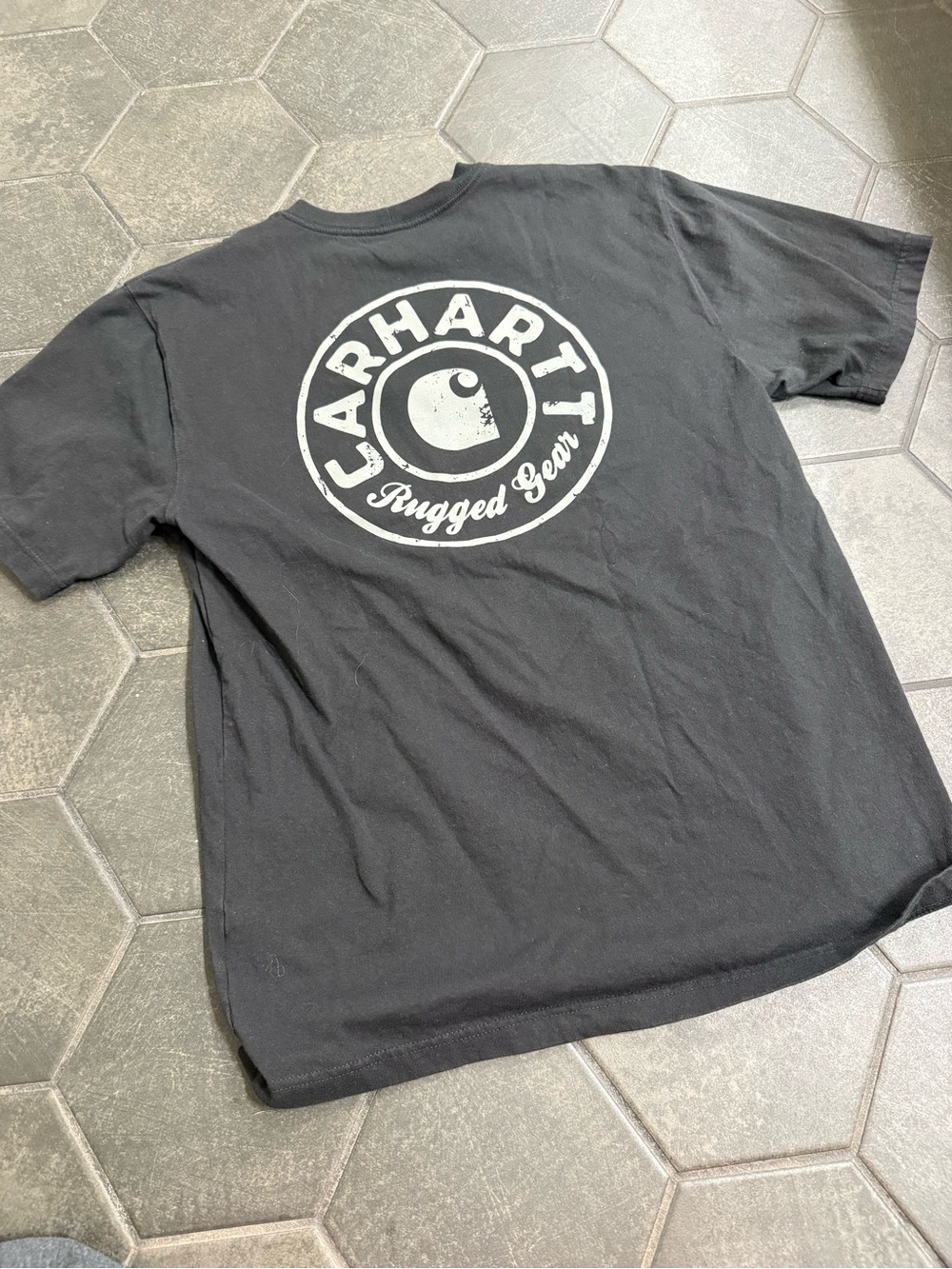 Carhartt Rugged Gear Men's Black Logo T-Shirt M